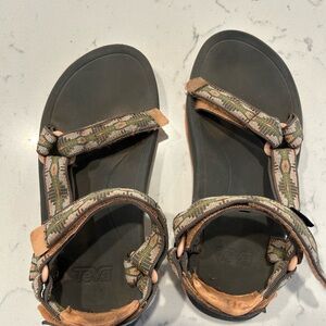 Teva Kids Sandals - Green and Tan